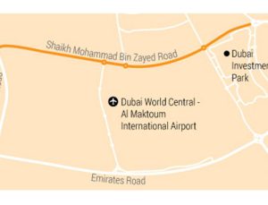 Al Maktoum Havaalanı yakınındaki yol çalışmaları tamamlanıyor