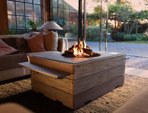 Happy Cocooning Şömine Masaları ile yazın da şömine yakılır