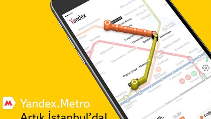 Metrobüs, metro ve raylı sistemlere Yandex.metro'dan binin
