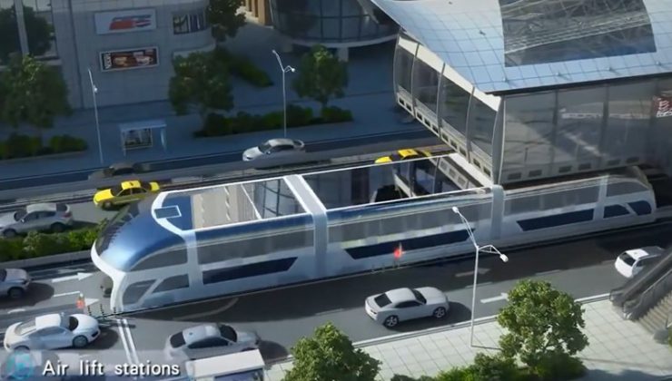 İstanbul'un trafiğine Çin icadı bu otobüs çare olur