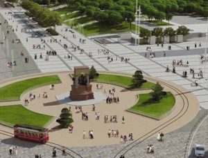 Taksim Meydanı’nda ikinci etap inşaatı bugün başlıyor