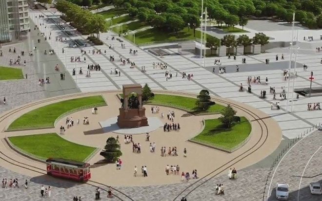 Taksim Meydanı’nda ikinci etap inşaatı bugün başlıyor