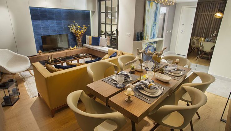 Adım İstanbul’un 2+1 konsept dairesini Dekor’s tasarladı