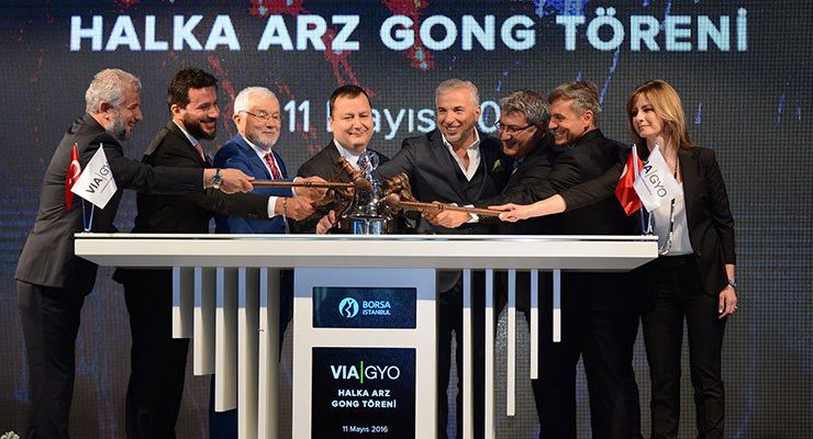 Via GYO, Borsa İstanbul’da işlem görmeye başladı