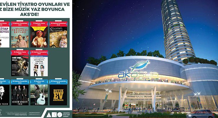 Akasya Kültür Sanat 10 Haziran’da açılıyor