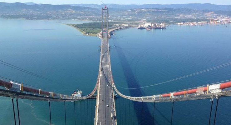 Osman Gazi Köprüsü’nden açılış öncesi son fotoğraflar