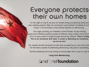 Nef, The New York Times’ın okuruna 15 Temmuz’u sordu
