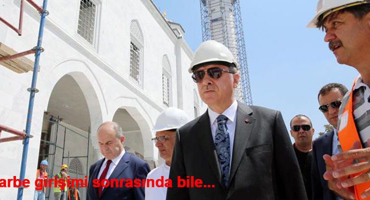 Recep Tayyip Erdoğan Osmanlı Camisi’ni ziyarete gitti