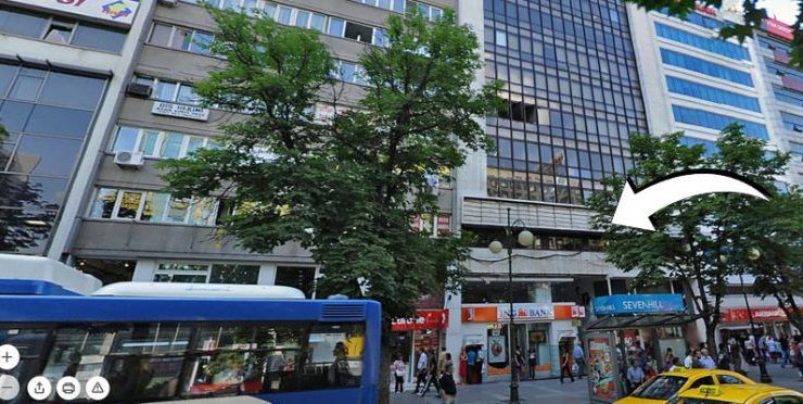 ÖİB Kızılay Atatürk Caddesi’nde 5 katlı mağaza satıyor