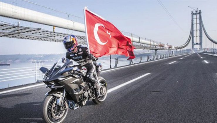 Kenan Sofuoğlu Osmangazi Köprüsü’nde 400 km hız yaptı