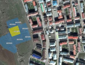 Palandöken Dağı eteklerinde bitişik parselde satılık 6 arsa