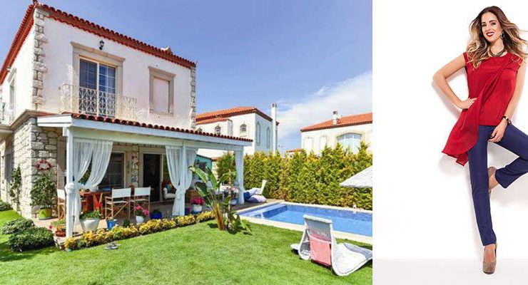 Doğa Rutkay Alaçatı’daki taş evin dekorasyonunu yeni bitirdi