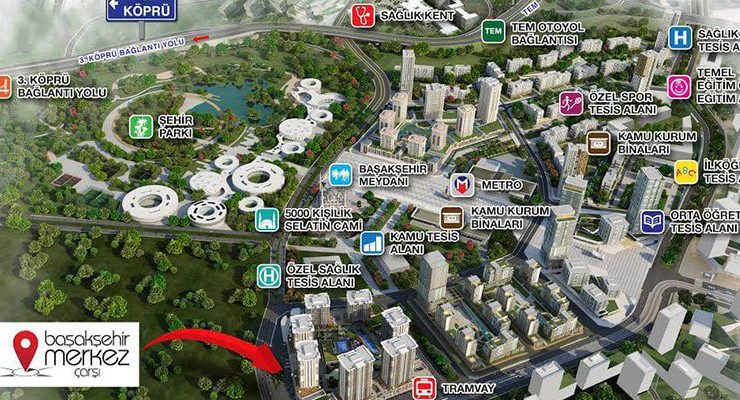 Başakşehir Merkez Çarşı 17 görselle kendine hayran bırakıyor