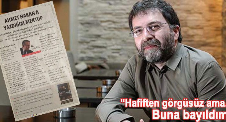 Ahmet Hakan: ‘Şovu böyle yap Ağa’