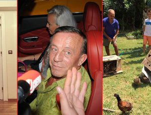 Ali Ağaoğlu piliç ve tavuklarını helikopterle adasına götürdü