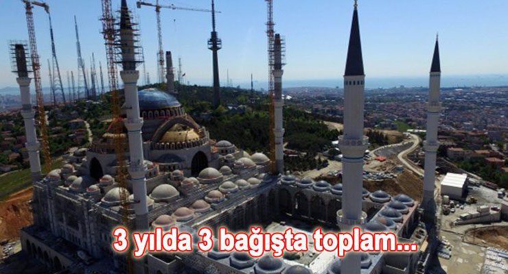 Emlak Konut GYO’dan Çamlıca Camisi’ne 30 milyon liralık bağış