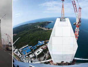 Fibrobeton kaplamayla 322 metrelik kuleler, 100 yıl dayanacak