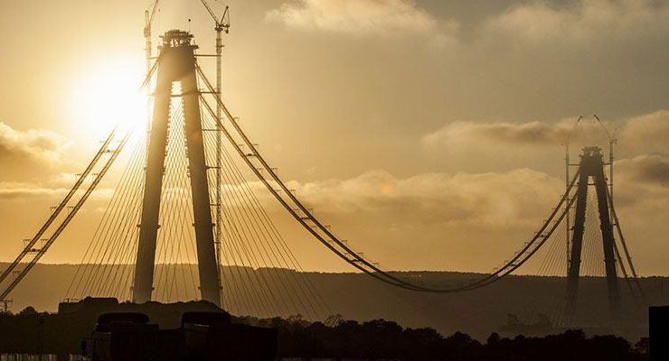 Yavuz Sultan Selim Köprüsü’nün yapımından 100 görsel