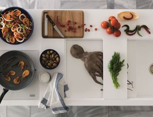 Franke Solid Surface’yle mutfakta sanat yapıyor