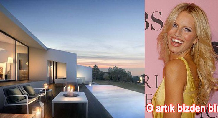 Victoria’s Secret’ın meleği Karolina Kurkova Bodrum’a kondu