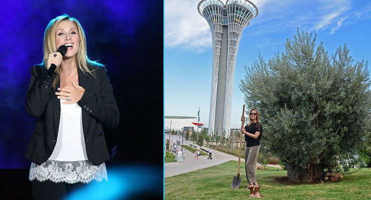 Lara Fabian’ın artık Türkiye’de dikili zeytin ağacı var