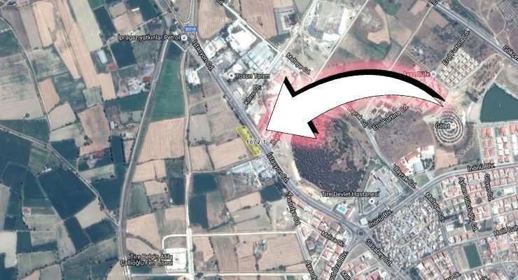 İzmir Tire’de belediyeden 2.5 milyon liraya satılık arsa