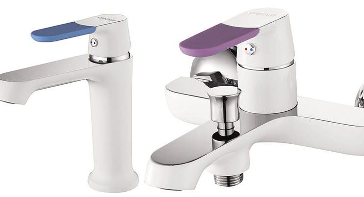 Creavit’ten beyaz üstüne rengarenk armatür Stilo