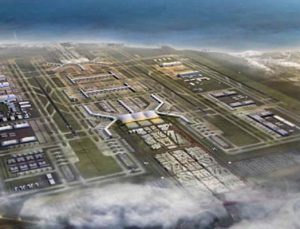 250 havayolu şirketi üçüncü havalimanından 350 noktaya uçacak