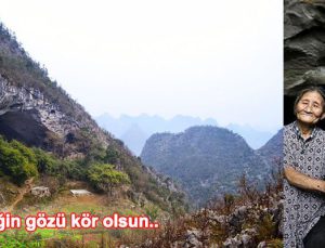 Çinli yaşlı çift pahalılıktan 54 yıldır mağarada yaşıyor
