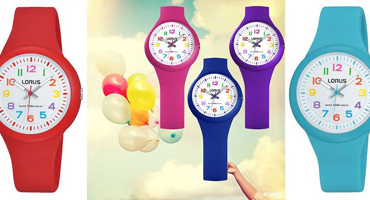 Okulda saate bakmak Seiko Watch ile rengarenk