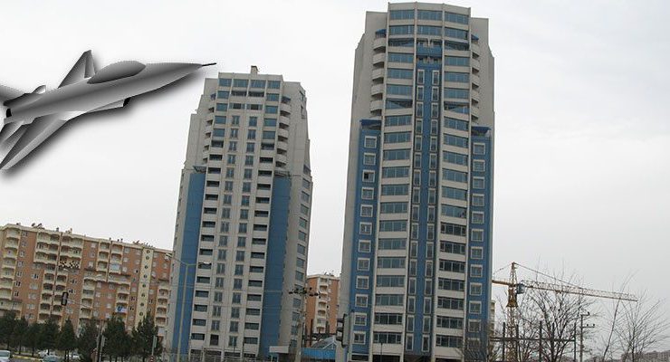 Diyarbakır’ın ikiz kuleleri F-16 modeliyle traşlanıyor