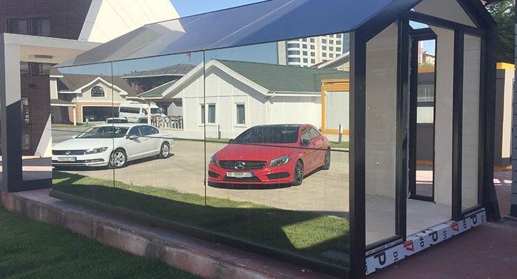 Vekon’dan ayna cepheli modüler yapılar