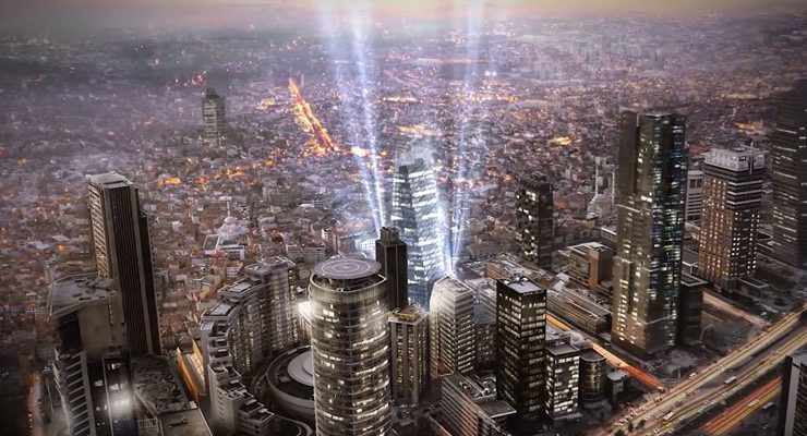 Nidakule Levent Büyükdere Caddesi’nde yükseldi