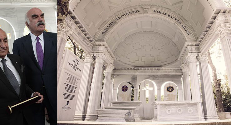 Mimar Balyan Ailesi’ne yaptırılan anıt mezar açıldı