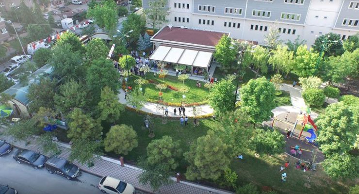 Beşiktaş’taki Ihlamur Parkı yeşil alan oldu