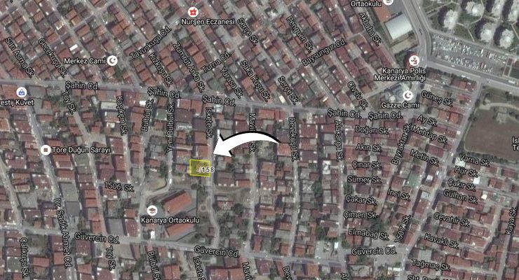 Küçükçekmece Kanarya Mahallesi’nde satılık natamam bina ve arsa
