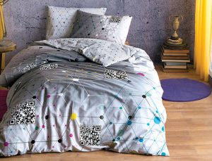 Taç nevresimlerdeki QR kodu teknolojiye bağlanın