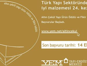 Altın Çekül Yapı Ürün Ödülü’ne son müracaat tarihi 14 Ekim