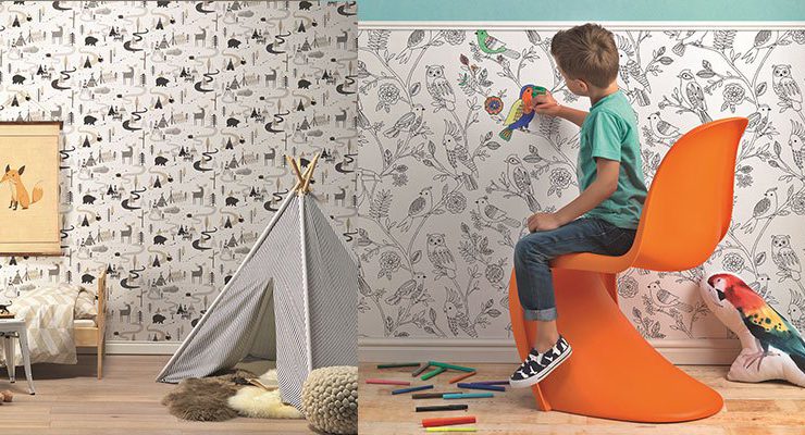 HannaHome’dan boyanabilir fosforlu duvar kağıtları