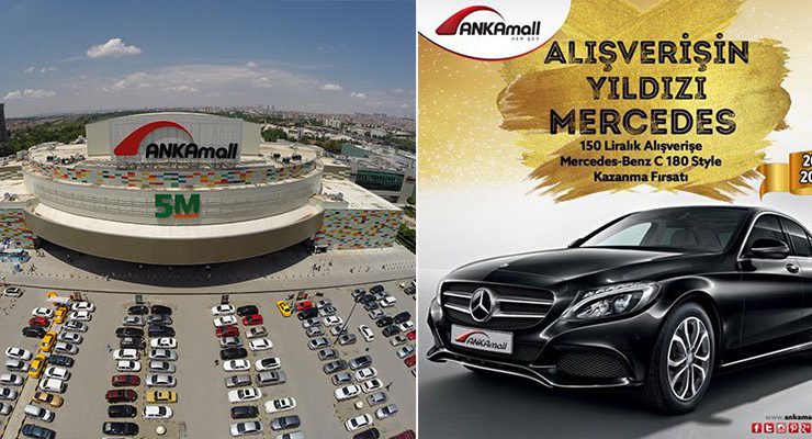 ANKAmall’dan alışveriş yapana Mercedes Benz kazanma şansı