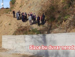 Komşusuna kızan Rizeli, yolu Laz Duvarı’yla kapattı
