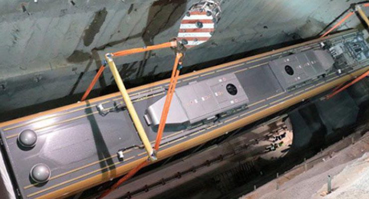 Üsküdar Ümraniye Çekmeköy Metro Hattı’nın vagonları indi