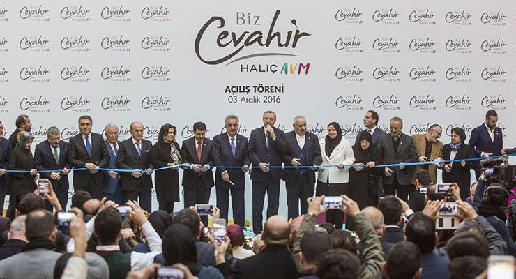 Cumhurbaşkanı Erdoğan Biz Cevahir Haliç AVM’yi açtı