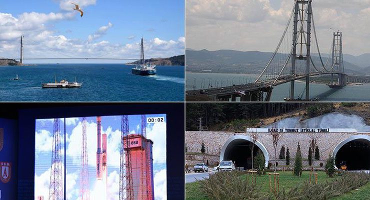 2016 Türkiye için dev projeler yılı oldu