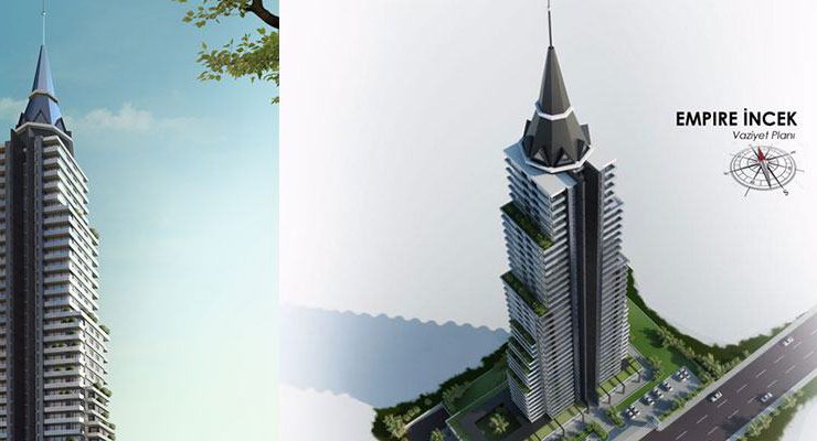İncek’in ‘Empire’ında 250 bin TL’ye daire
