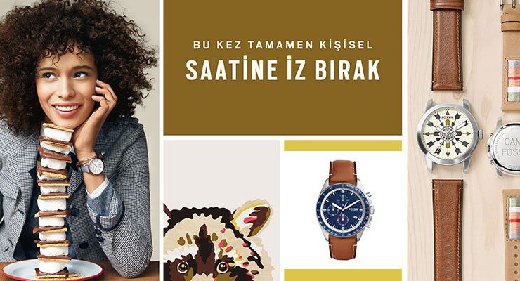Fossil saatlerinizin kasasını kişiselleştirin