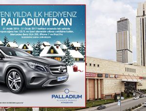 Palladium Ataşehir AVM’de çekilişle Mercedes Benz GLA 200!
