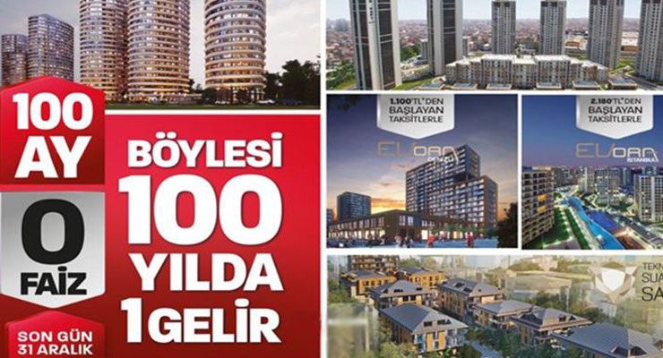 Teknik Yapı’dan 5 projede 100 aya sıfır faiz kampanyası