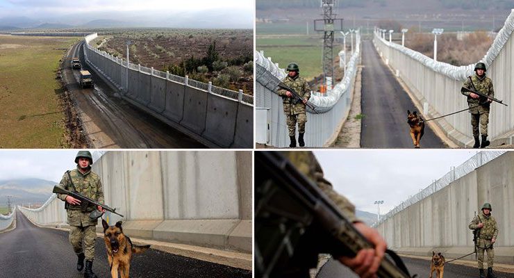 Suriye sınırındaki Türk Seddi 911 km boyunca vatanı koruyacak