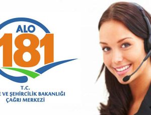 Vatandaş, Alo 181’e en çok kentsel dönüşümü sordu